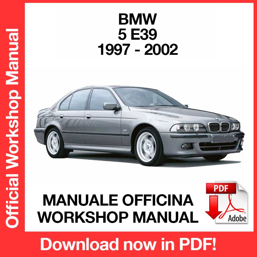 Workshop Manual BMW 5 Series E39 (1997-2002) (EN) – Manuali-Officina
