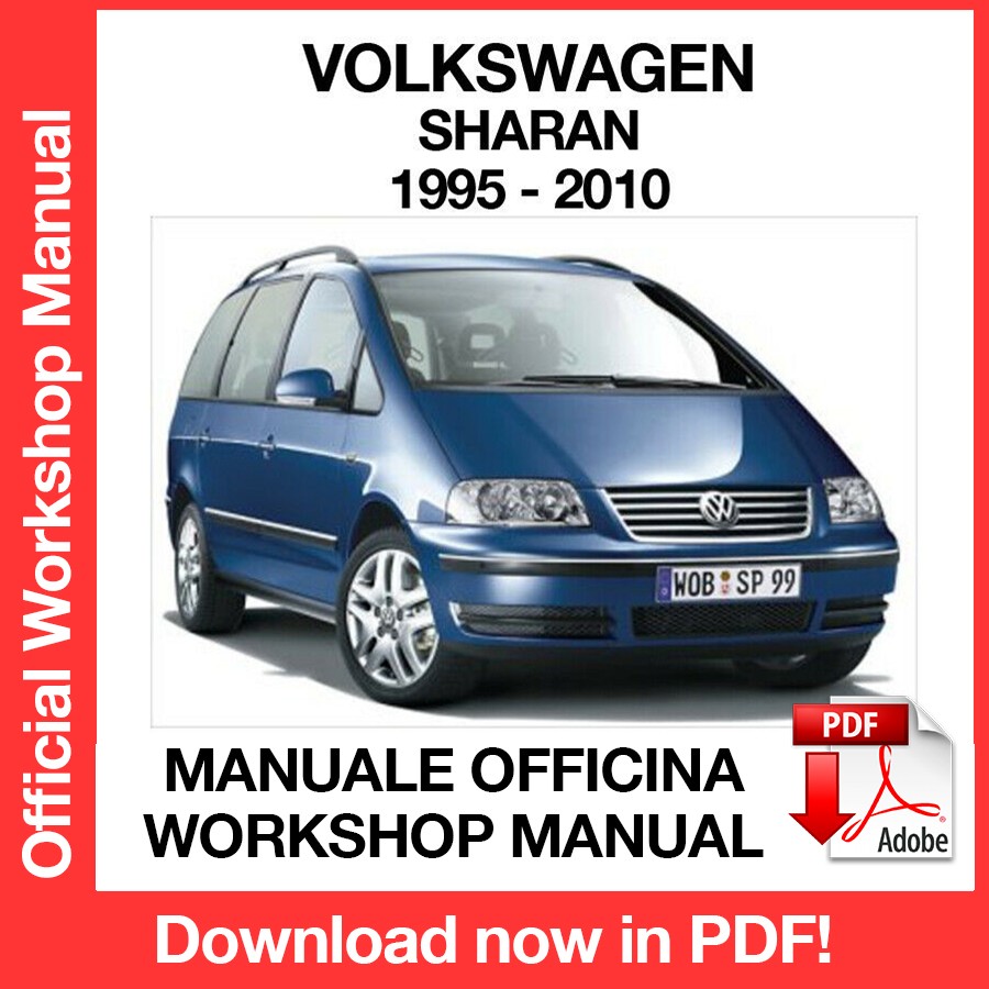 Workshop Manual  VW  空冷 Workshop Manual Volkswagen Sharan (1995-2010) (EN) – Manuali-Officina