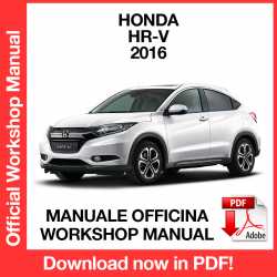 Manuale Officina Honda HR-V