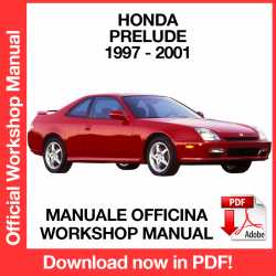 Manuale Officina Honda Prelude