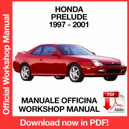 Workshop Manual Honda Prelude