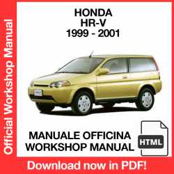 Manuale Officina Honda H-RV HRV