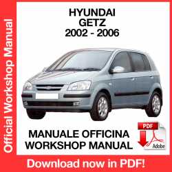 Workshop Manual Hyundai Getz
