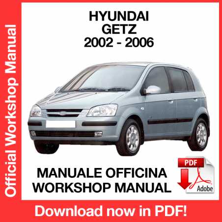 Manuale Officina Hyundai Getz