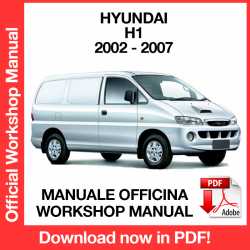 Manuale Officina Hyundai H1