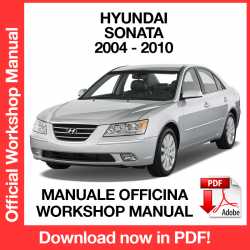 Workshop Manual Hyundai Sonata
