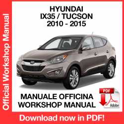 Manuale Officina Hyundai IX35 Tucson