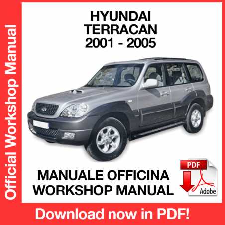 Workshop Manual Hyundai Terracan
