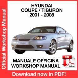 Manuale Officina Hyundai Coupe Tiburon