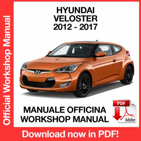 Workshop Manual Hyundai Veloster