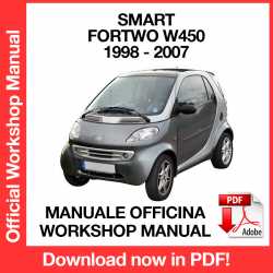 Manuale Officina Smart Fortwo W450