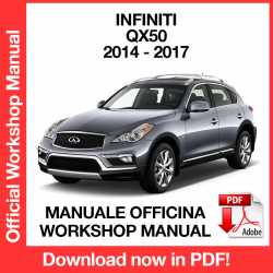 Manuale Officina Infiniti QX50 JX50