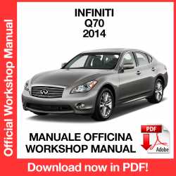 Manuale Officina Infiniti Q70 M37