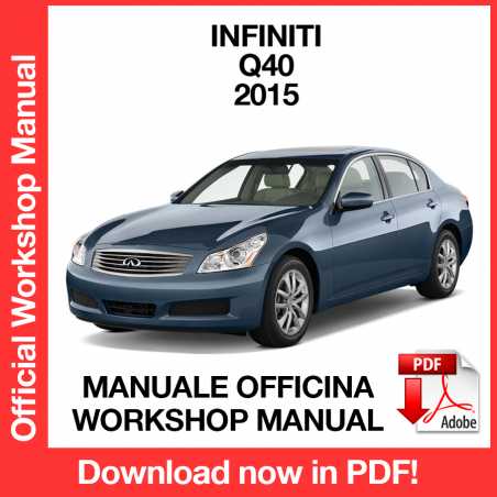 Manuale Officina Infiniti Q40 V36