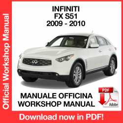 Manuale Officina Infiniti FX S51