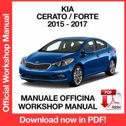 Manuale Officina Kia Cerato Forte (2015-2018) (EN)