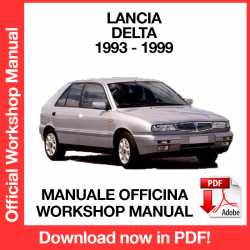 Manuale Officina Lancia Delta