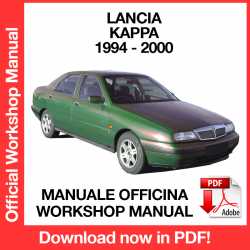Workshop Manual Lancia Kappa