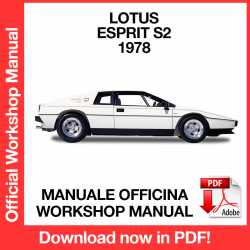 Manuale Officina Lotus Esprit S2