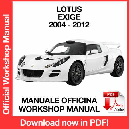 Manuale Officina Lotus Exige