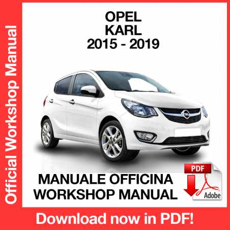 Manuale Officina Opel Karl
