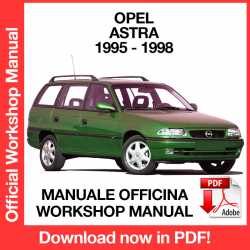 Workshop Manual Opel Astra F