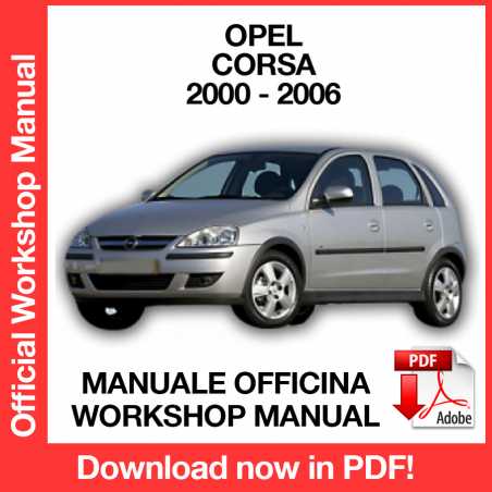 Workshop Manual Opel Corsa C