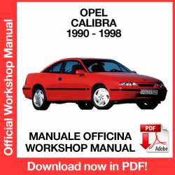 Manuale Officina Opel Calibra