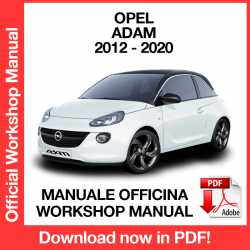 Workshop Manual Opel Adam