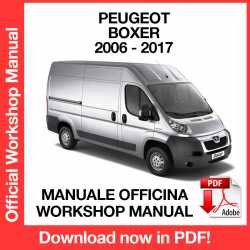 Workshop Manual Peugeot Boxer