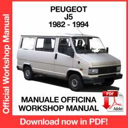 Workshop Manual Peugeot J5