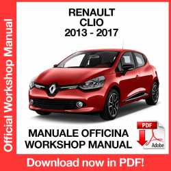 Workshop Manual Renault Clio IV X98