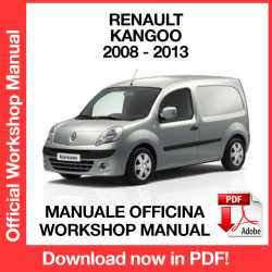 Manuale Officina Renault Kangoo II X61