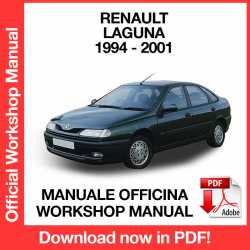 Workshop Manual Renault Laguna I