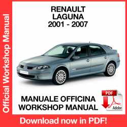 Manuale Officina Renault Laguna II X74