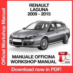 Workshop Manual Renault Laguna III X91