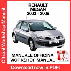 Workshop Manual Renault Megane II X84