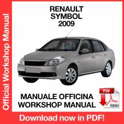 Workshop Manual Renault Symbol