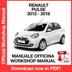 Manuale Officina Renault Pulse
