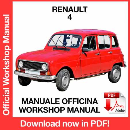 Workshop Manual Renault 4