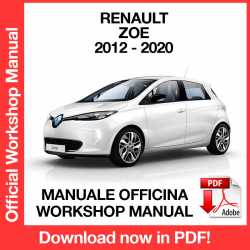 Manuale Officina Renault Zoe