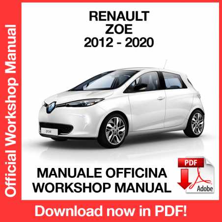 Manuale Officina Renault Zoe