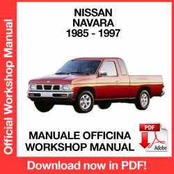 Manuale Officina Nissan Navara D21