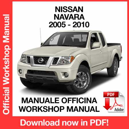 Workshop Manual Nissan Navara D40