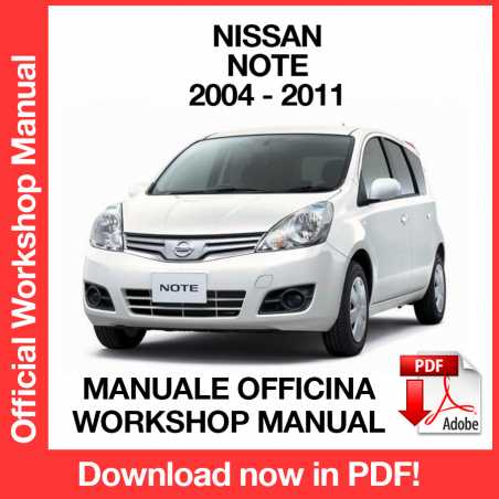 Manuale Officina Nissan Note E11