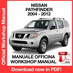 Manuale Officina Nissan Pathfinder R51