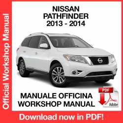 Manuale Officina Nissan Pathfinder R52