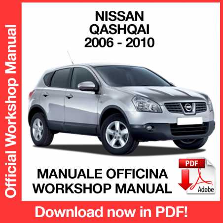 Workshop Manual Nissan Qashqai J10