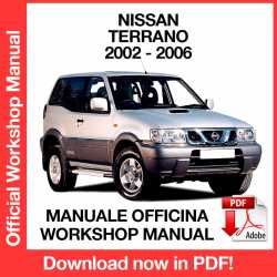 Workshop Manual Nissan Terrano R20