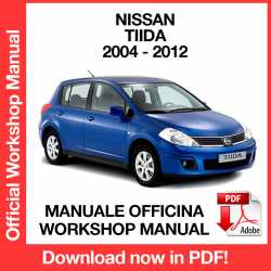 Manuale Officina Nissan Tiida C11